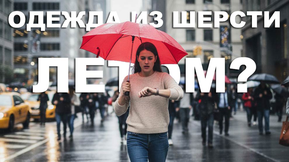 Шерстяная одежда летом