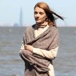 Ажурный палантин из шерсти