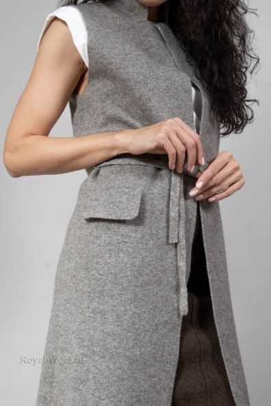 Длинный жилет из шерсти яка 1921-63-M