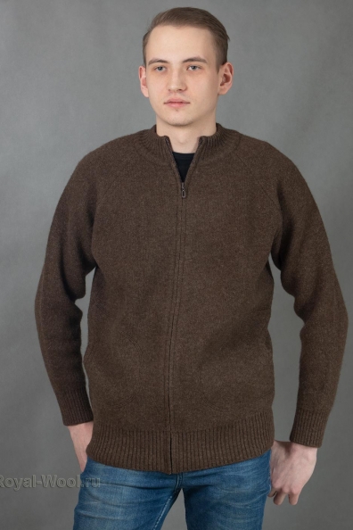 Джемпер из шерсти на молнии 402-NF-2