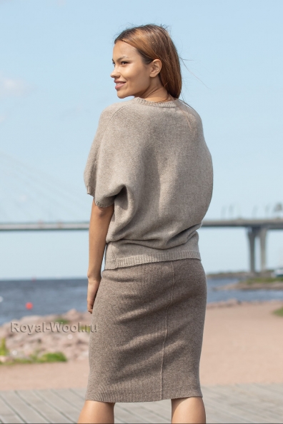 Джемпер из шерсти яка женский 1921-9