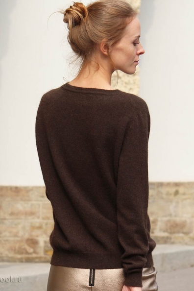 Джемпер из шерсти яка женский 450-NR