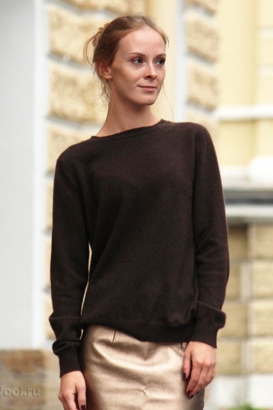 Джемпер из шерсти яка женский 450-NR