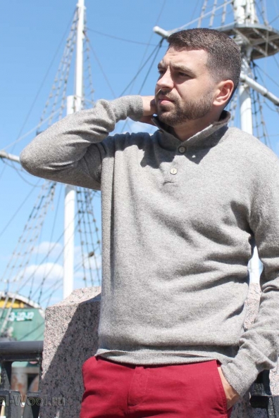 Джемпер мужской из шерсти яка 1911-61M