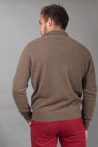 Джемпер поло из шерсти яка арт.1911-25