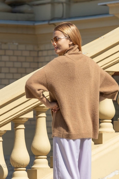 Джемпер женский шерсть верблюжья 192-99-NR