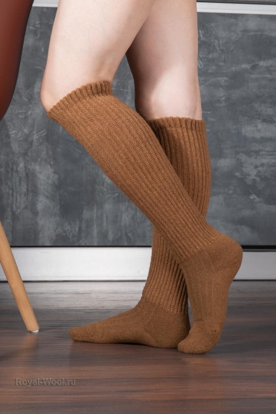 Гольфы из верблюжьей шерсти 098-1