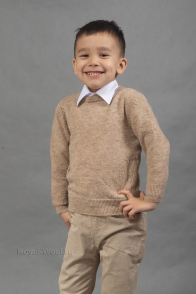 Джемпер детский из верблюжьей шерсти 093-1