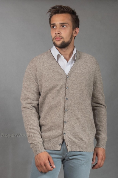 Кардиган из шерсти яка мужской арт. 1911-4