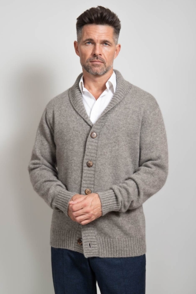 Кардиган мужской из шерсти яка 1911-4М