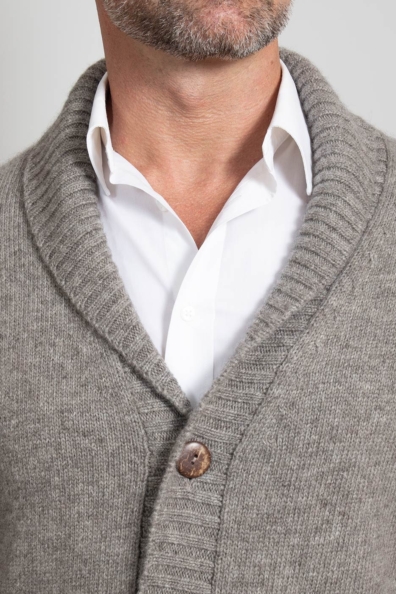 Кардиган мужской из шерсти яка 1911-4М