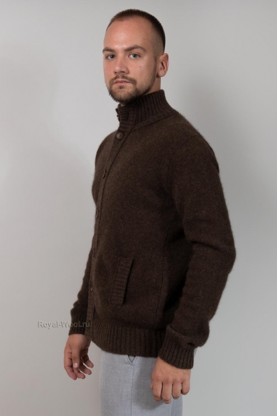 Кардиган мужской шерсть яка на пуговицах 1911-42