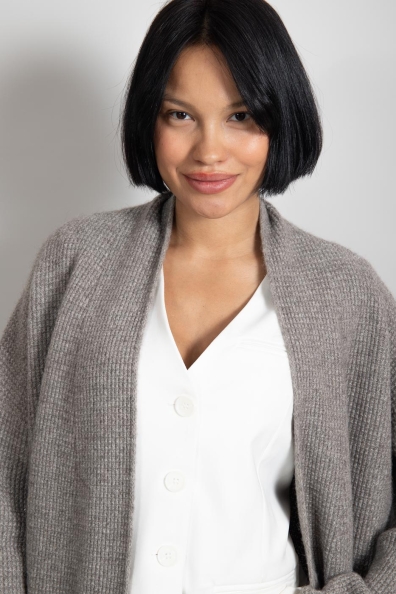 Кардиган вязаный объемный 1921-90М