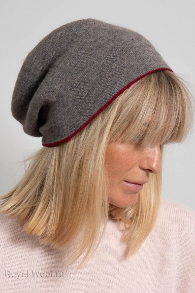 Шапка двухсторонняя красная-черная 750-SF-10