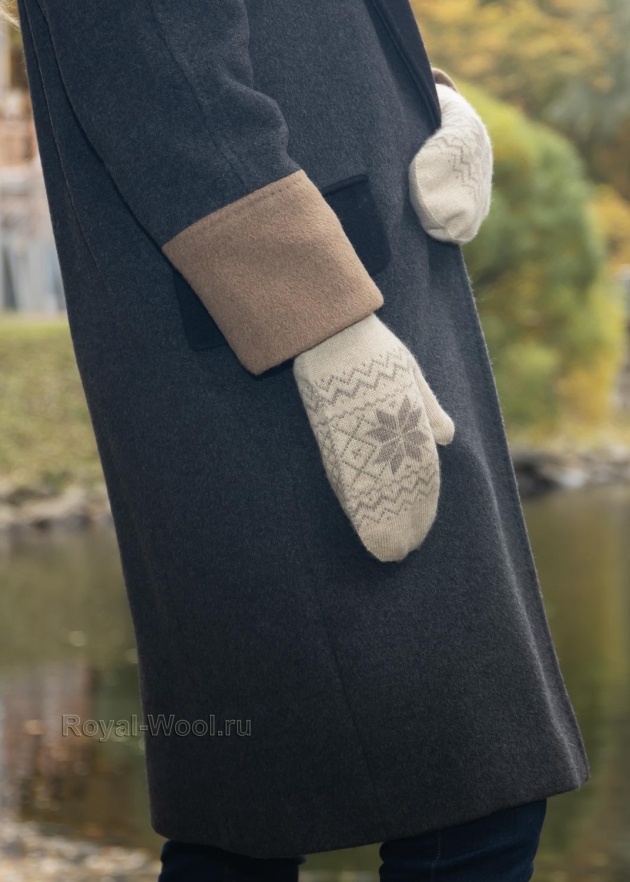 Кашемировые варежки