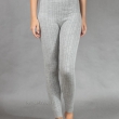 легинсы женские из шерсти серые