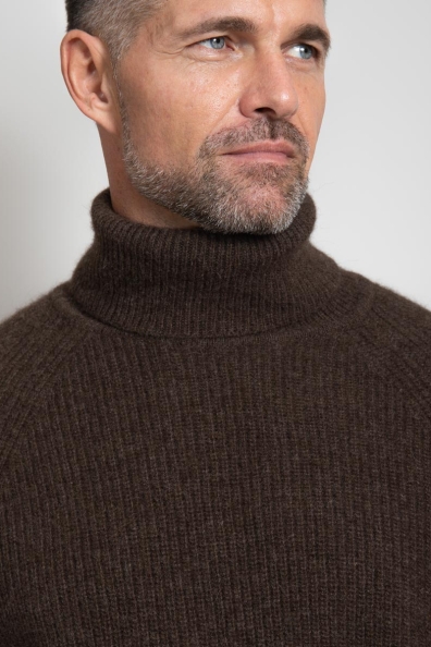 Мужской толстый шерстяной свитер 405-2-NFM-1