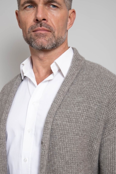 Мужской кардиган шерсть яка 1911-54-М