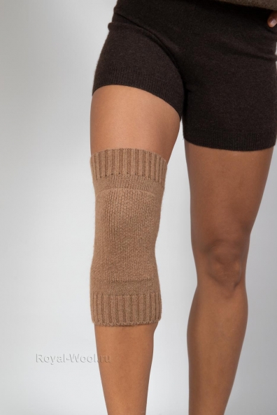 Наколенник из верблюжьей шерсти вязаный 164