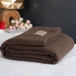 одеяло из шерсти яка коричневое