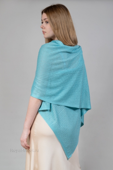 Ажурный палантин кашемир-шелк 1141-3-5