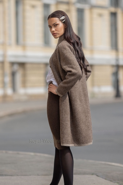 Пальто трикотажное пух яка 1921-91Ul