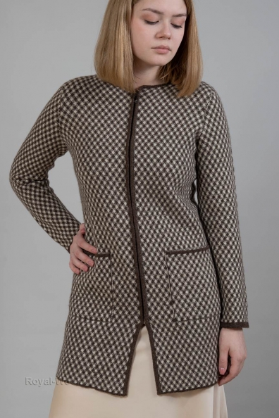 Полупальто женское на молнии 1921-93-NF