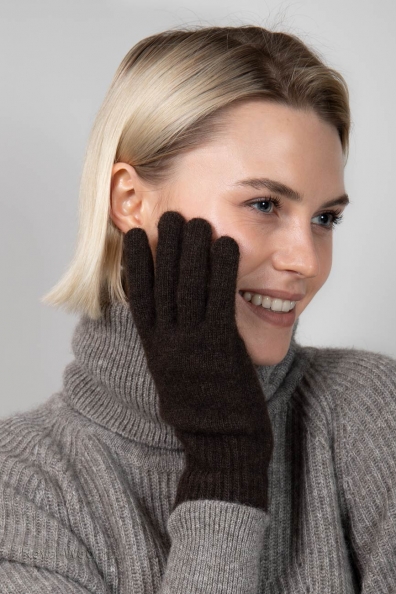 Перчатки женские из шерсти яка 106-34