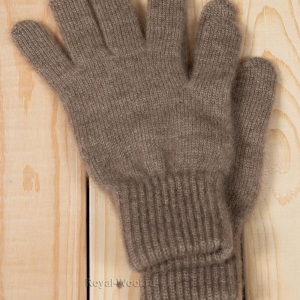 Бежевые женские перчатки кашемир фото3