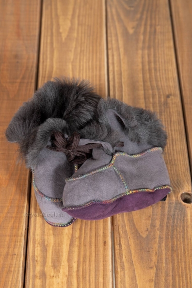 Пинетки из овчины детские 108-0-1