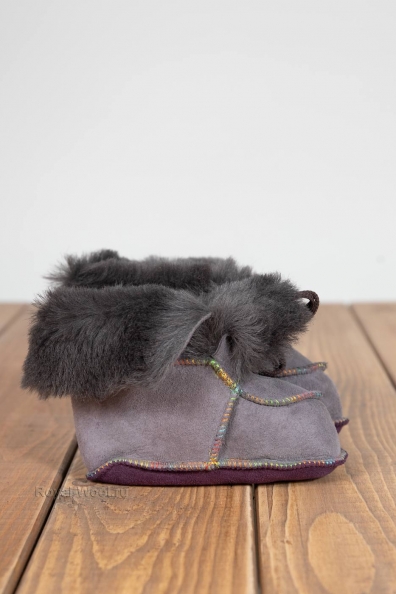 Пинетки из овчины детские 108-0-1
