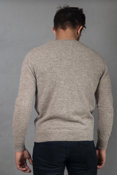 Пуловер мужской классический серый 1911-21