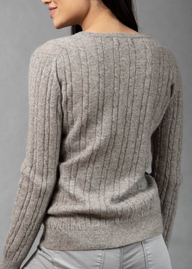 Пуловер женский из шерсти