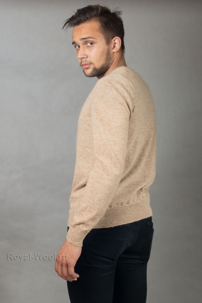 Пуловер мужской из верблюжьей шерсти 190-2