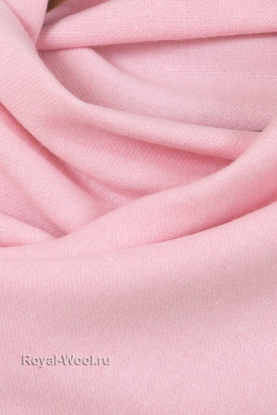 Однотонный розовый кашемировый палантин 154-5-13