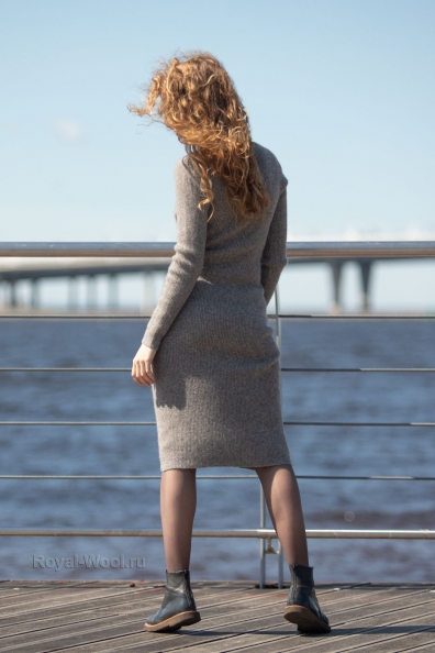 seroe sherstianoe platie 192174m 2 Мягкая куртка кофта как овечка