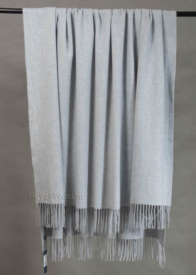 Серый кашемировый плед 130х170 | Купить в Москве, СПб