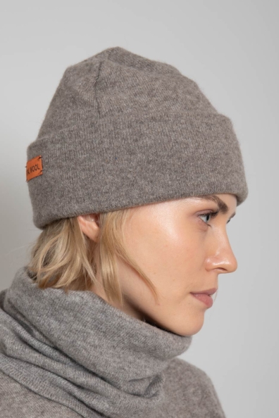 Шапка бини из шерсти яка 195-MT-7