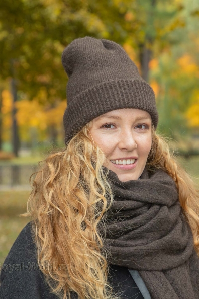 Шапка зимняя шерсть яка 195-MT-3