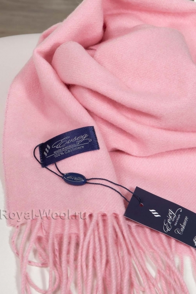 Женский кашемировый розовый шарф 760-17