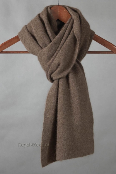 Зимний мужской шарф як капучино 196-1-SL-1