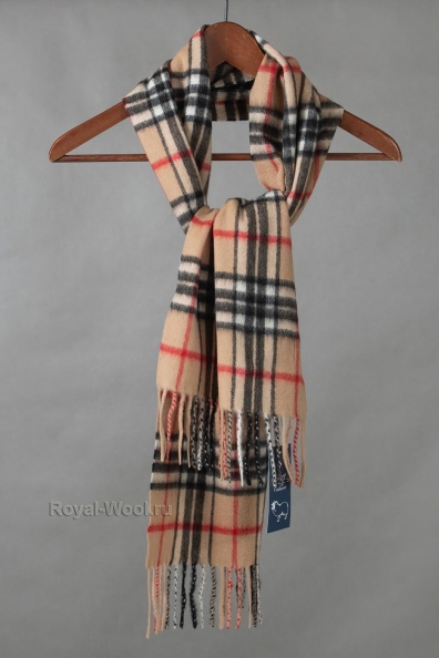 Мужской клетчатый шарф «burberry» 760-27-M