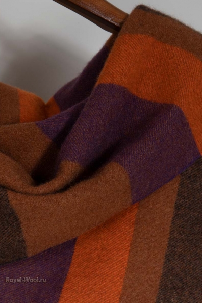 Кашемировый шарф цветная полоска 760-25