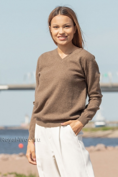 Шерстяной пуловер женский арт.1921-2-NR