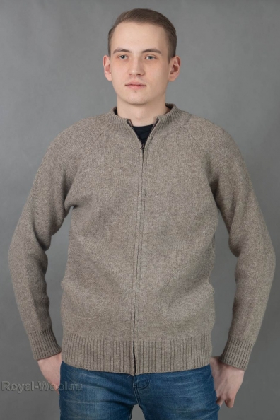 Шерстяной джемпер на молнии 402-NF-1