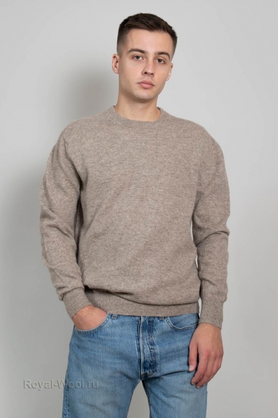 Шерстяной серый джемпер 402-4-NF-1