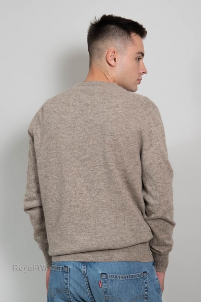 Шерстяной серый джемпер 402-4-NF-1