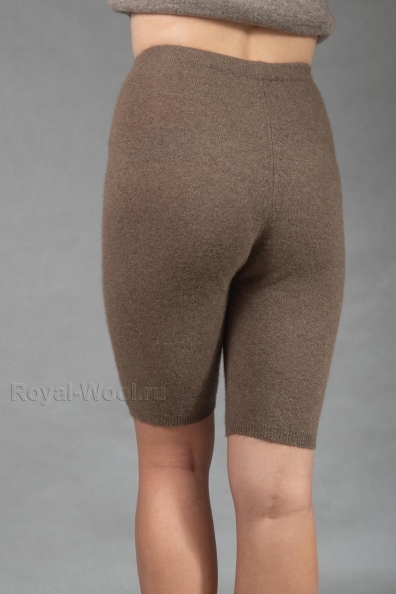 Шорты из пуха (шерсти) яка женские 182-1