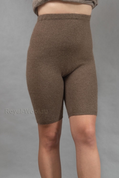 Шорты из пуха (шерсти) яка женские 182-1