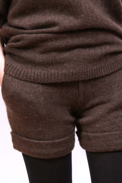 Шорты женские шерстяные с карманами 183-3